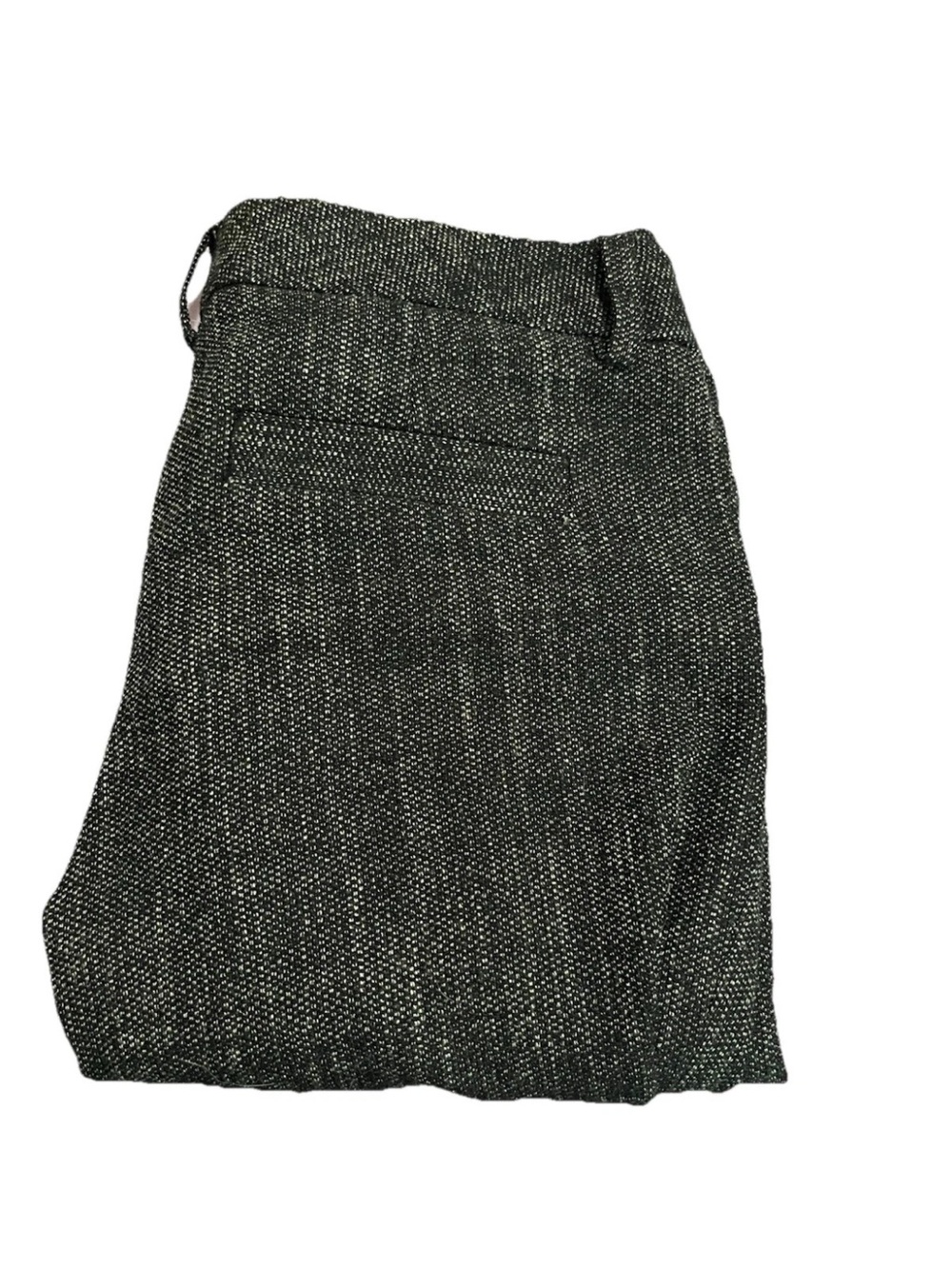Express Black & White Tweed Trousers